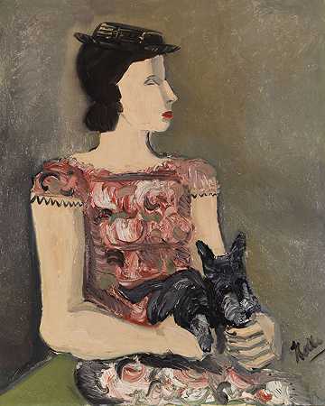 一个年轻女孩的肖像（伦布雷夫人），UM 1929。-赫尔穆特·科尔·冯·胡格尔