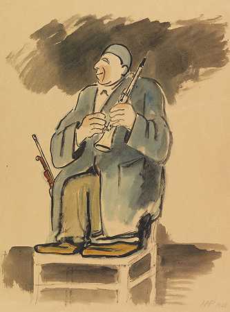 音乐剧《小丑格洛克》，1928年。-赫尔曼·马克斯·佩赫斯坦
