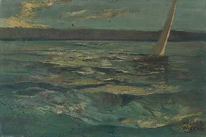安东·穆勒·维钦的《用帆船移动湖泊》