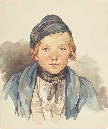奥古斯特·里希特的《男孩肖像》