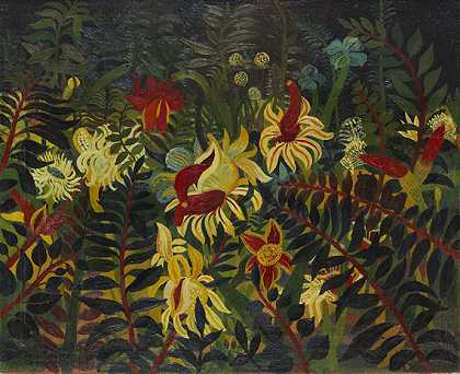 热带花卉/外来植物，1934年。-斯卡尔