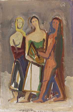 妇女团体，1949/50。-卡尔·霍弗尔