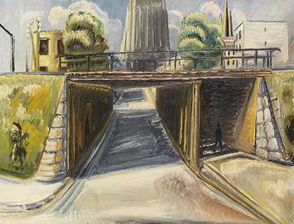 乌尔姆的地下桥，1933年。-保罗·克利施密特