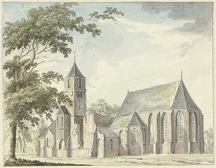 亨德里克·塔维尼尔（Hendrik Tavenier）的《沃蒙德角》（Kerk te Warmond）