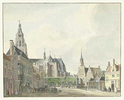 Jan de Beijer的《Markt te Arnhem》