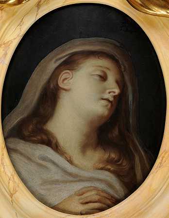 “葬礼肖像Henriette Selincart by Charles Le Brun
