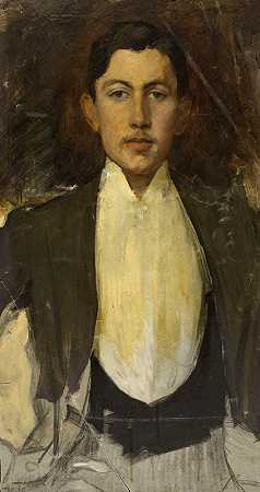 阿尔伯特·贝斯纳德的《马塞尔·宾肖像》