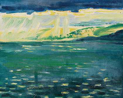 秋湖，嗯，1924年。-赫尔曼·马克斯·佩赫斯坦