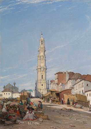 詹姆斯·霍兰德的《葡萄牙波尔图的两座神职人员之塔》