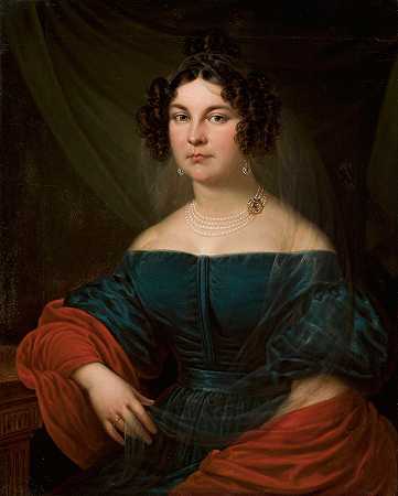 弗朗西塞克·科萨韦里·兰皮的《朱莉娅·维曼肖像》