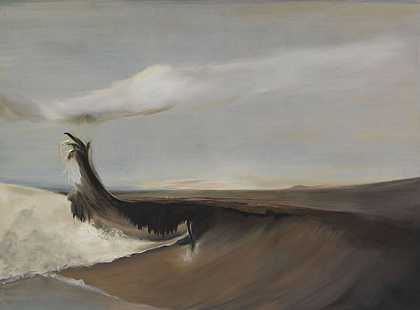 Brown Wave，2002年。-托马斯·赫尔比格