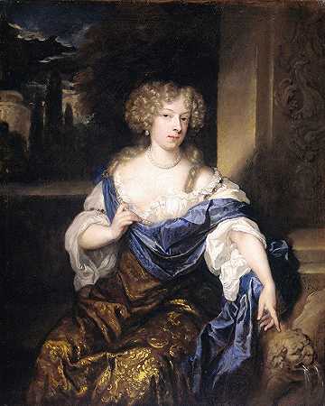 “海伦娜·塔哈琳娜·德·维特的肖像（91661-95），哈姆施泰德领主伊曼·莫格的妻子