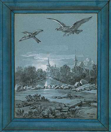 让-巴蒂斯特·奥德里的《鹰与喜鹊》