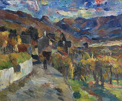 Landschaft bei Minusio, 1930 Manfred Henninger