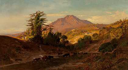 威廉·基思（William Keith）《西北部的塔马尔帕斯山》（Mount Tamalpais from the North West）