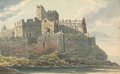 托马斯·布拉德肖的《落基海岸上的城堡废墟》