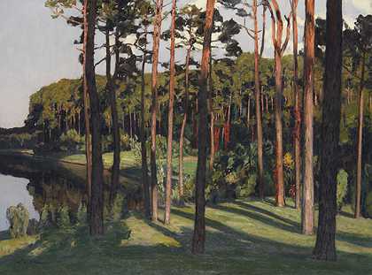 Märkische Landschaft，1900年左右。-沃尔特·利斯蒂科夫