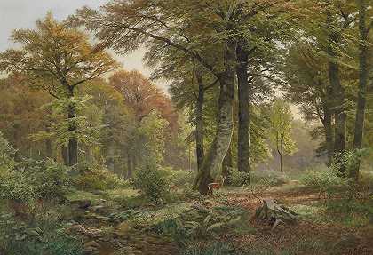 Heinrich Böhmer的《用鹿清理森林》
