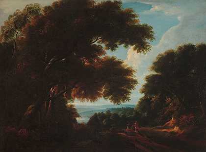 雅克·德·阿瑟斯的《森林风景与人物》