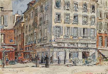 1899年，巴黎两条街道的交叉口。