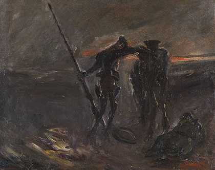 唐吉诃德，《守夜人》（唐吉诃德·罗西南特），1908年。-最大回转角度