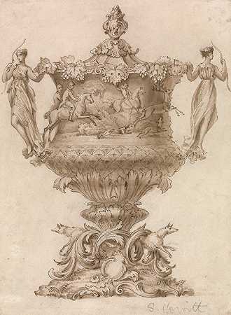 塞缪尔·霍伊特的“狩猎奖杯或爱心杯设计”