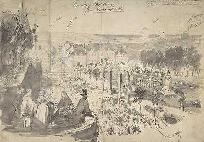 “康斯坦丁·盖伊斯的拿破仑三世对滨海布洛涅的访问