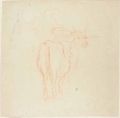 查尔斯·弗朗索瓦·道比尼的《站立的牛》