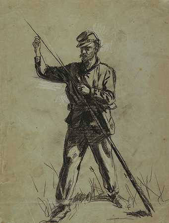 温斯洛·霍默的《骑兵装步枪》