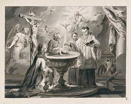 彼得罗·安东尼奥·诺维利《七圣礼中的洗礼》