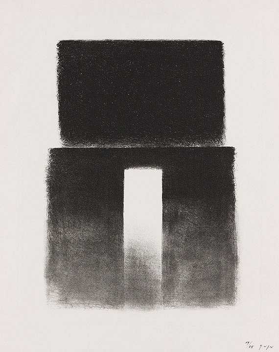 5叶：抽象抽象绘画，1968年。-埃里希·豪瑟