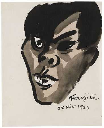 《阿米肖像》，1926年。-伦纳德·祖古哈鲁·福吉塔