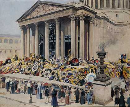 “维克多·雨果的葬礼，1885年5月31日和6月1日