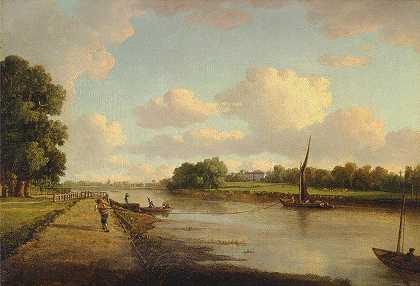 威廉·马洛的《里士满泰晤士河景色》