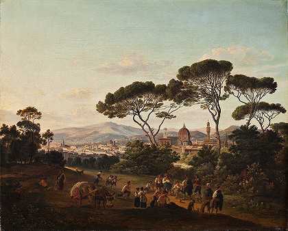 约瑟夫·斯坦格吕贝尔的《佛罗伦萨之景》