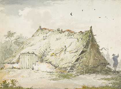 Pieter Bartholomeusz的《Bouwvallige boerderij》