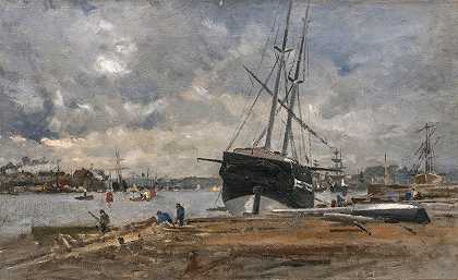 《1880年代的哥德堡港》作者：威廉·冯·格格费尔特