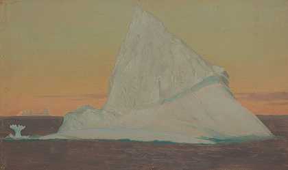 弗雷德里克·埃德温·丘奇的《冰山与冰花》