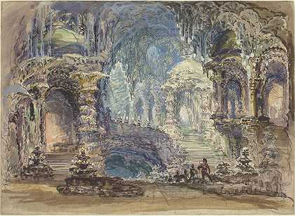 罗伯特·卡尼（Robert Caney）的《石窟奇幻亭》（Fantastic Pavilions in a Grotto）