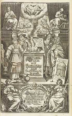 德国圣经。法兰克福，梅里安，1704年。-日耳曼圣经