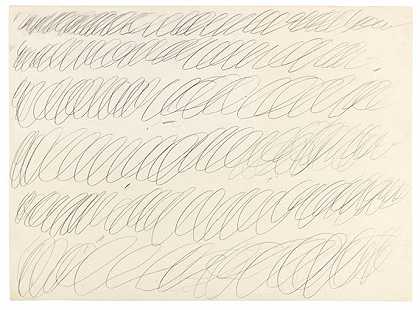 《无题》（普利尼奥宣言绘图），1967年。-托姆布雷