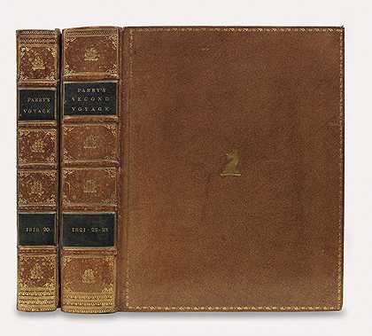 西北航道发现航海杂志-第二次航行。2 Bände，1821-1824年。-威廉·爱德华·帕里