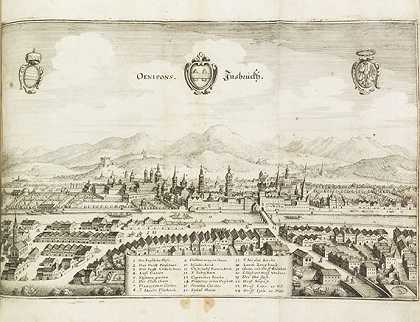奥地利各省地形。波希米亚地形，摩拉维亚，1656年和1650年。-马修斯·梅里安
