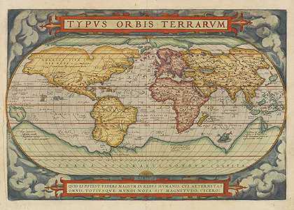 世界的类型，1572-1573年。-亚伯拉罕·奥特柳斯