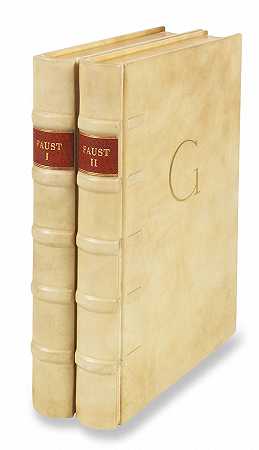《浮士德一世和二世》，2卷，关于多夫内林邦，1922-1923年。-约翰·沃尔夫冈·冯·歌德
