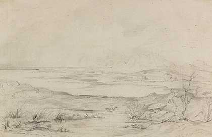 1826年，《拉斯佩齐亚湾景色》。-卡尔·罗特曼