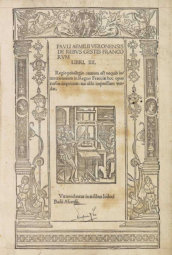De rebus gestis Francorum, um 1517.