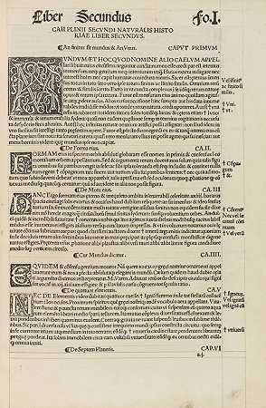 历史性质+贝加贝1号，1516年。-盖乌斯·普林尼·塞孔德斯
