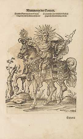 骑士重修艺术，1584年。-乔斯特·安曼