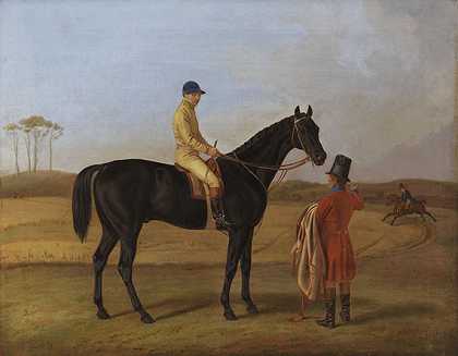以及他的儿子贝诺（1812-1892）和弗朗茨（1815-1886），1837年埃格里蒙特公爵赛马师理查德·帕金森。-阿尔布雷希特·亚当